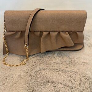 Sole Society Ruffle Shoulder Bag